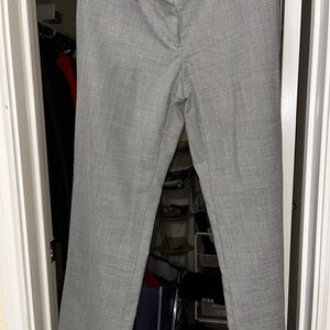 New York & Company Light Gray Flare Pants